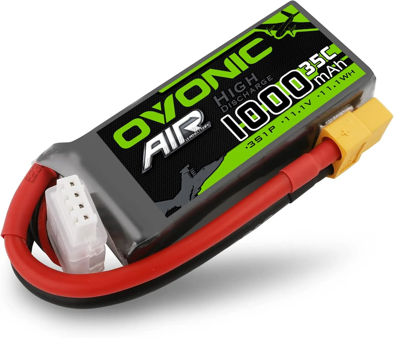 OVONIC 3S Lipo Battery 35C 1000mAh 11.1V Lipo Battery with XT60 Connector for RC Airplane Helicopter Quadcopter FPV Racing Drone