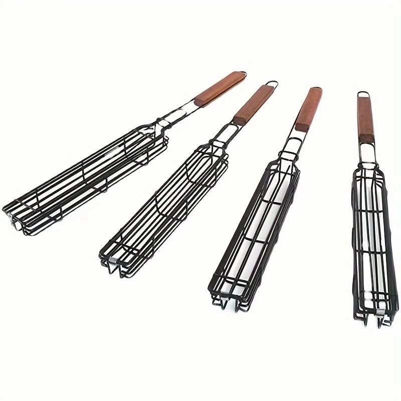 Pack of 4 pcs. Stainless Steel BBQ Grill Baskets