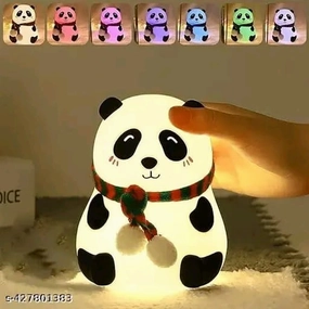 panda night lamps USB rechargeable color LED light with TOUCH sense..