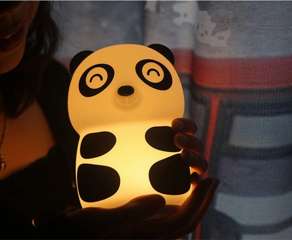 Panda Night Light Touch Sensor Kawaii LED Dimmable USB Rechargeable