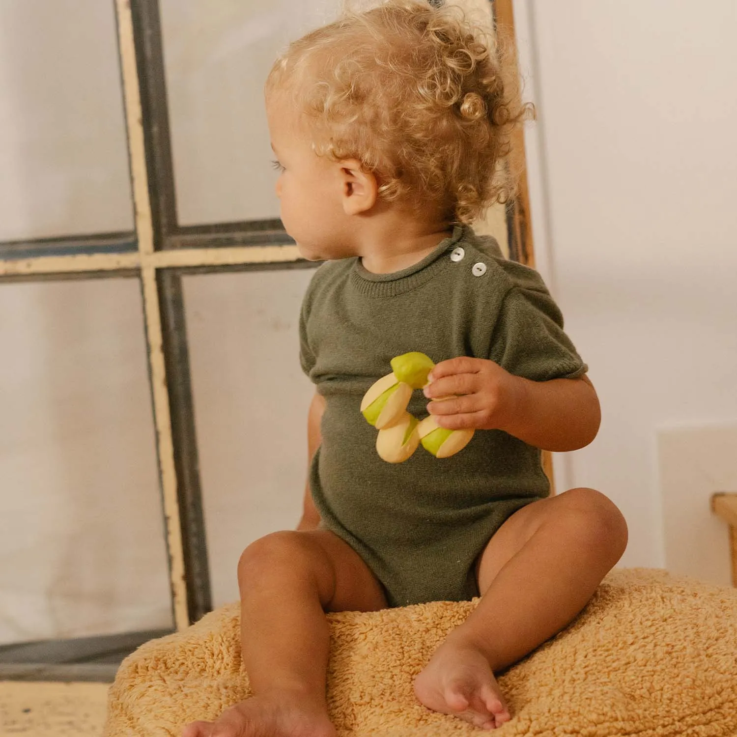 Patricio the Pistachio Baby Teether