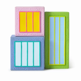 Peter Halley Baby Stacking Blocks Cells