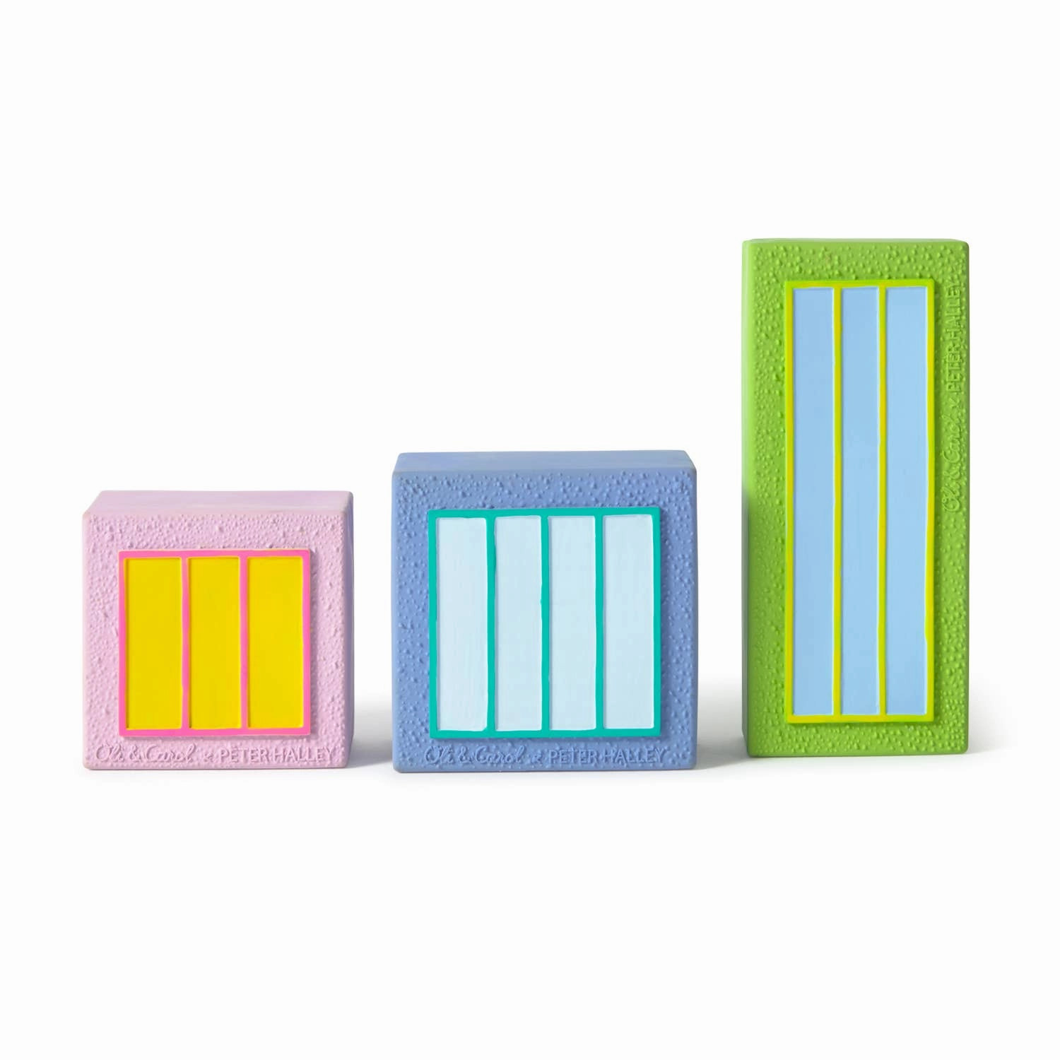 Peter Halley Baby Stacking Blocks Cells
