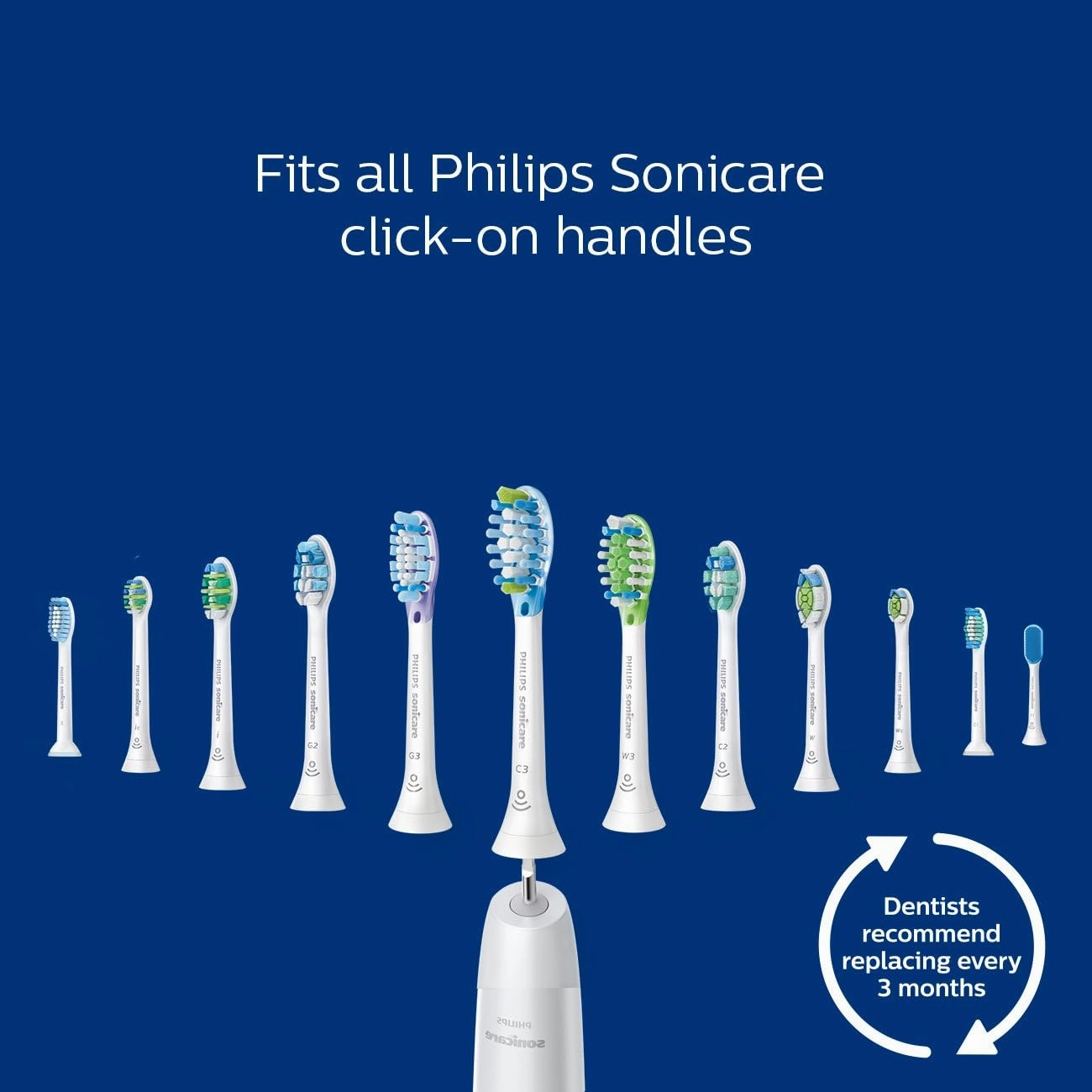 Philips Sonicare DiamondClean Smart 9750 Rechargeable Electric Power Toothbrush, Lunar Blue, HX9954/56