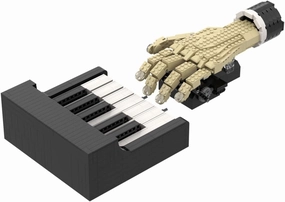 Piano and pianist's Hand Sculpture Model Building Toys 921 Pieces MOC Build for Age 18 