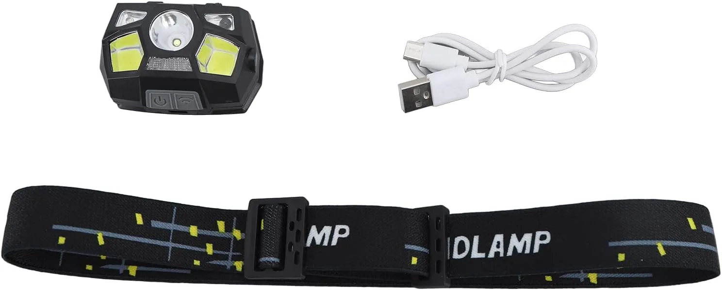 plplaaoo Motion Sensor Headlamp Super Bright Rechargeable for Night Camping