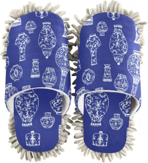 Poeticcity Mop Slippers Shoes, Unisex Cleaning House Slippers Spa Dusting Slippers M-L
