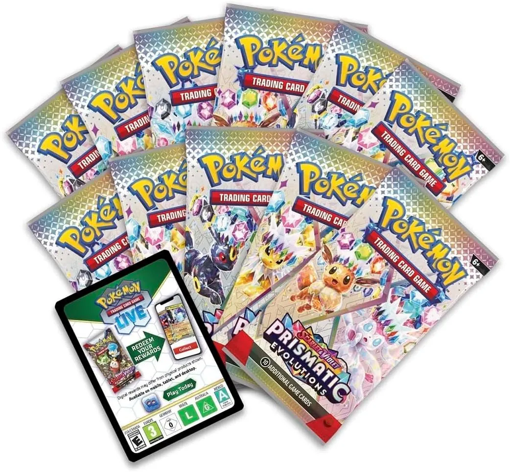 Pokemon TCG: Scarlet & Violet-Prismatic Evolutions  Center Elite Trainer Box