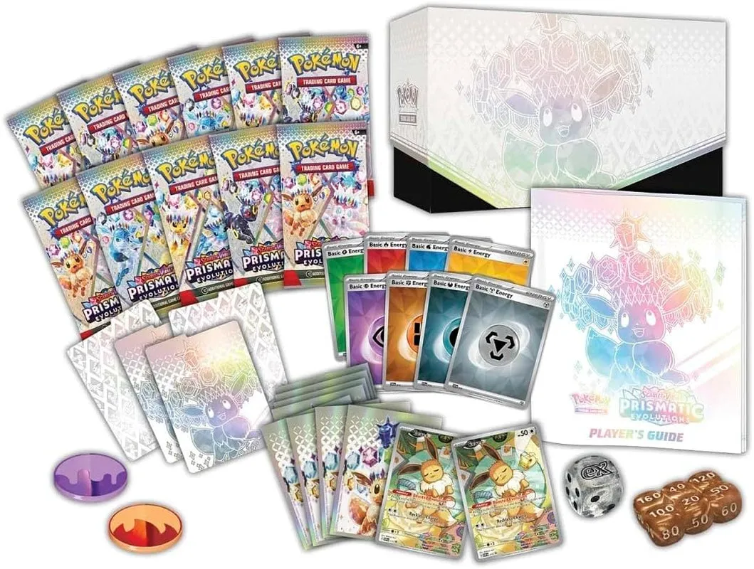 Pokemon TCG: Scarlet & Violet-Prismatic Evolutions  Center Elite Trainer Box