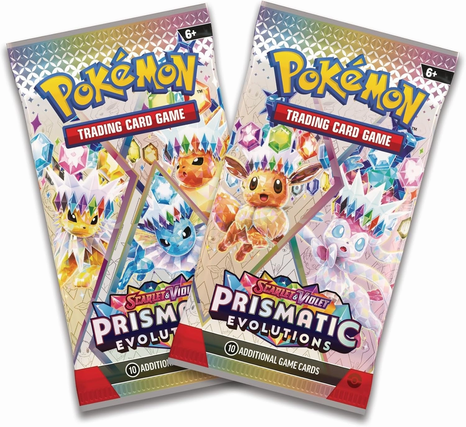 Pokémon TCG: Scarlet & Violet—Prismatic Evolutions Mini Tin – Leafeon (2 Booster Packs & 1 Coin)