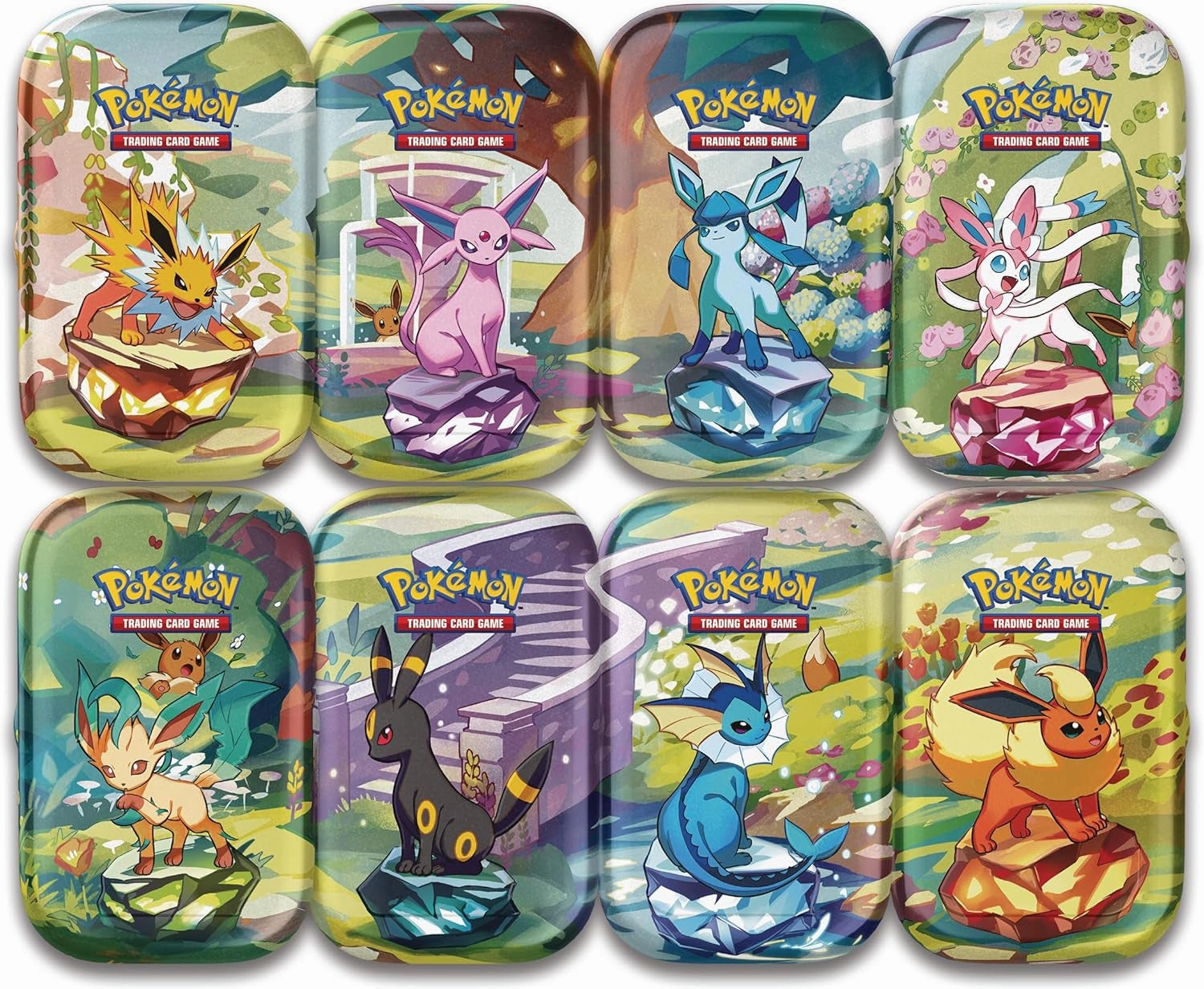 Pokémon TCG: Scarlet & Violet—Prismatic Evolutions Mini Tin – Sylveon (2 Booster Packs & 1 Coin)