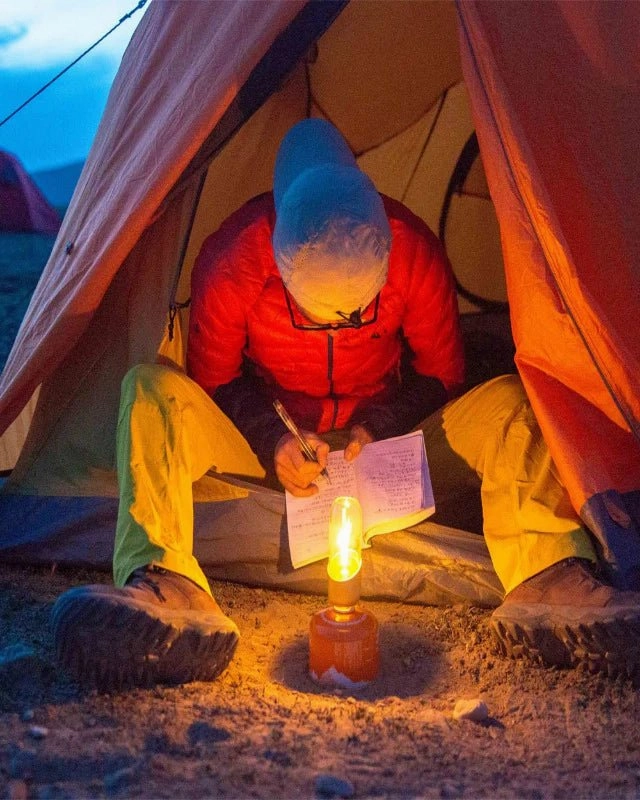 POLARIS COOKING SYSTEM & ORANGE GAS LANTERN SET