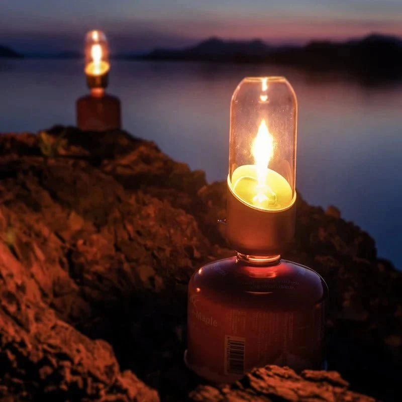 POLARIS COOKING SYSTEM & ORANGE GAS LANTERN SET