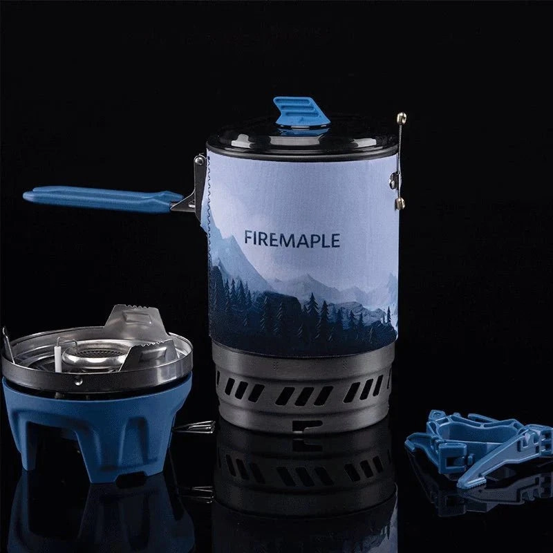 POLARIS COOKING SYSTEM & ORANGE GAS LANTERN SET