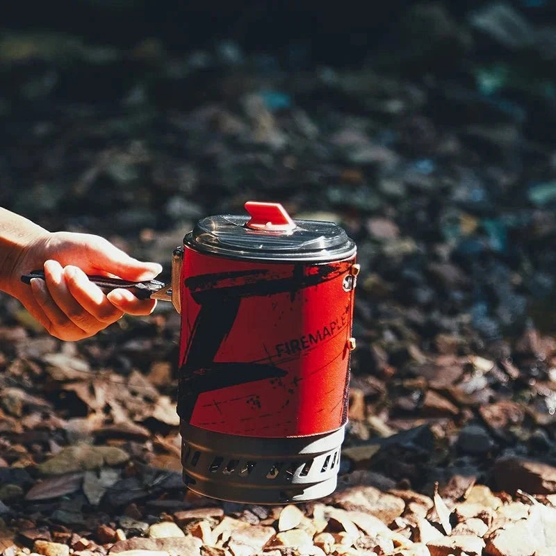 POLARIS COOKING SYSTEM & ORANGE GAS LANTERN SET
