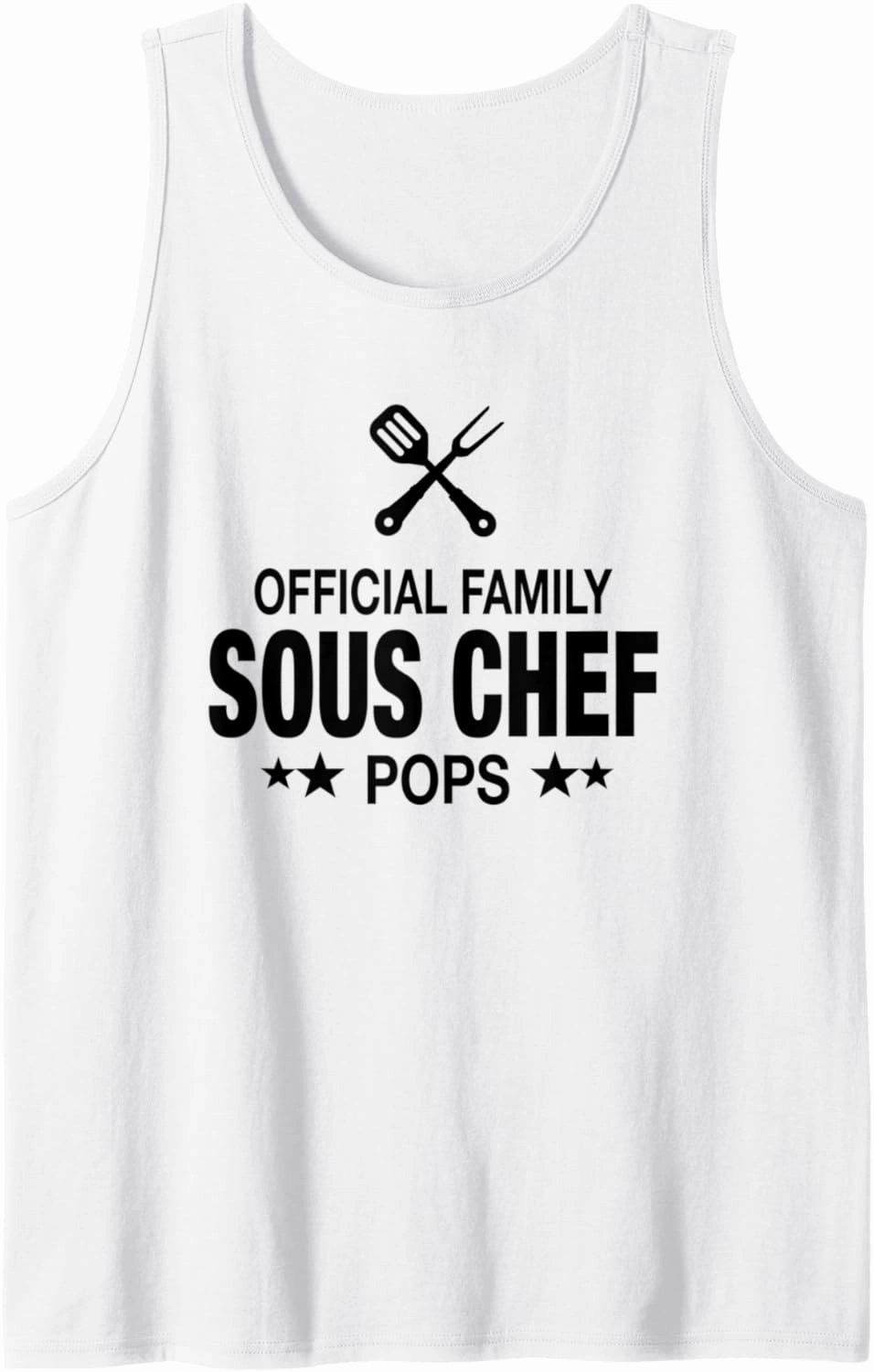 Pops Official Family Sous Chef - Funny Cooking Pops Tank Top