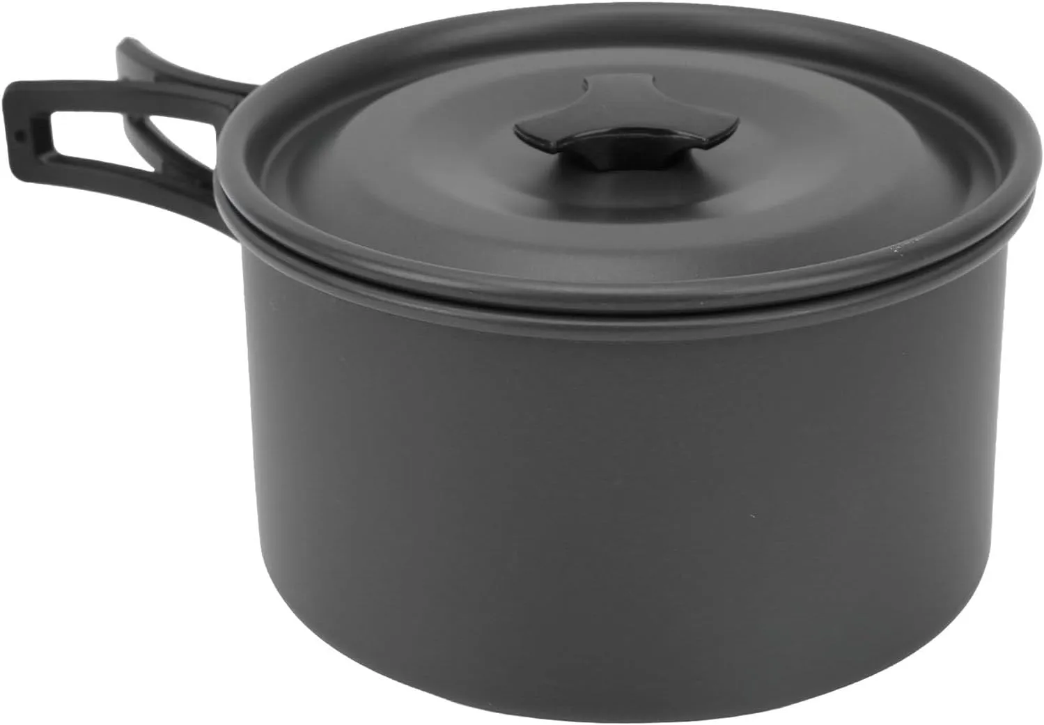 Portable Cam Cookware M Kit - Complete Outdoor Cookware Set with Pots, Pans, Teapot, Folding Fork, and Spoon for Backpacking and Cam S - Lightweight and Compact Design