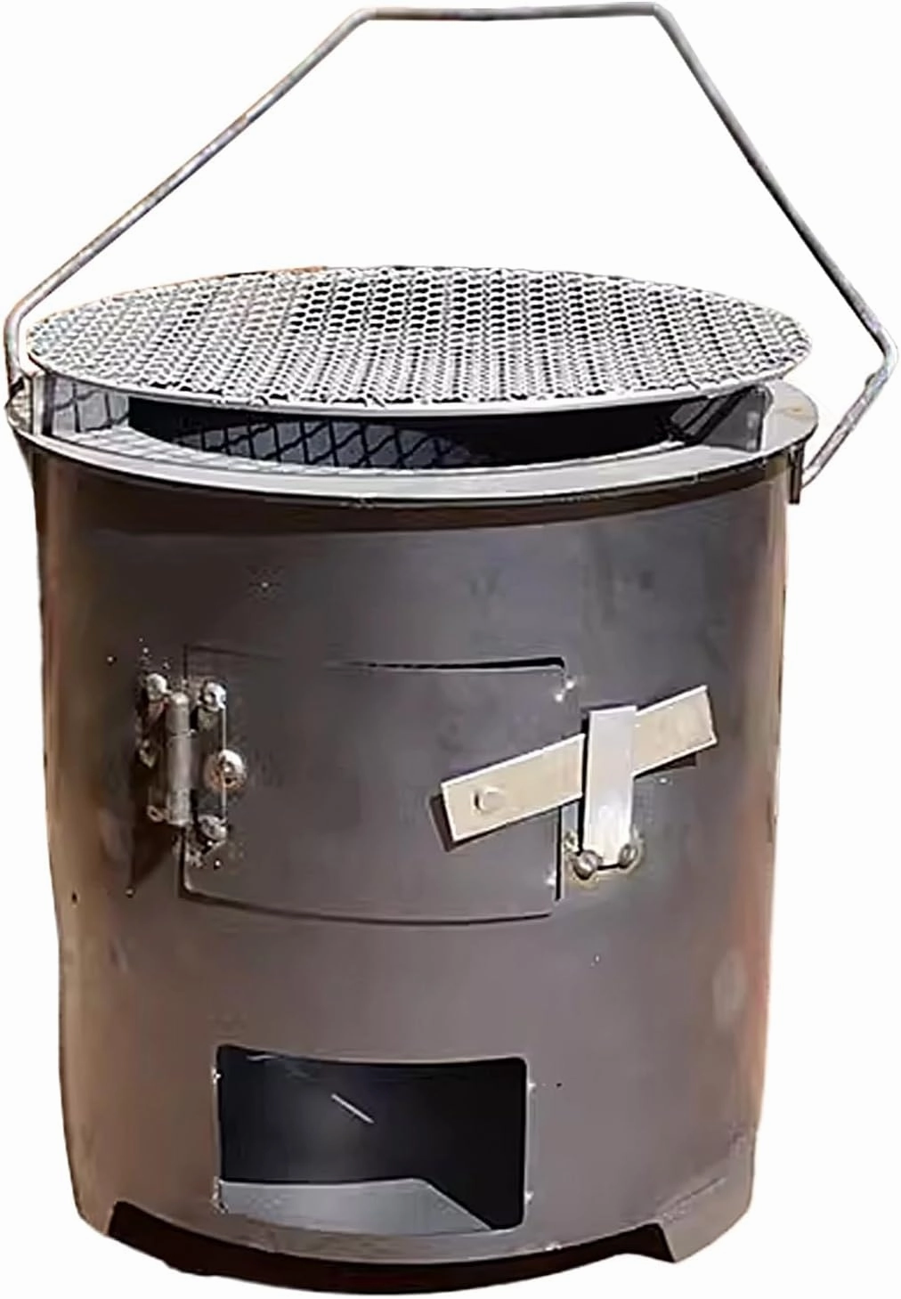 Portable Wood Burning Tent Stove - Compact Camping Stove with Carrying Handle, Lightweight Backpacking Cookware for Outdoor Survival, Bushcraft, Hunting & Emergency Preparedness