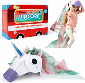 Pragmatic Kids DIY Glowing Horn Unicorn Costume - Creative Craft Light Up Dress - Kids Unicorn Arts and Crafts Activities, Beautiful Glowing LED Light