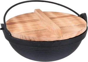 PRETYZOOM Japanese Shouxi Hanging Pot Camping Kitchenware Hiking Cookware Picnic Cookware Outdoor Cooking Pot