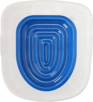 Professional Cat Toilet Trainer Kit - Universal Reusable Cat Litter Tray System for Pet Cleaning (Blue)