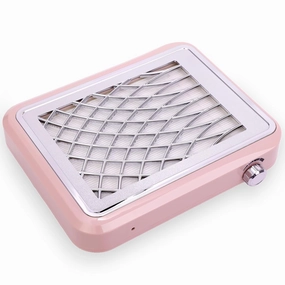 Professional Nail Dust Collector with HEPA Filter, Pet Baby Brushless Motor Powerful Vacuum Fan Vent Nail Dust Extractor For Nail Drill File Powder Suction, Low Noise, Manicure Nail Salon, Home Use