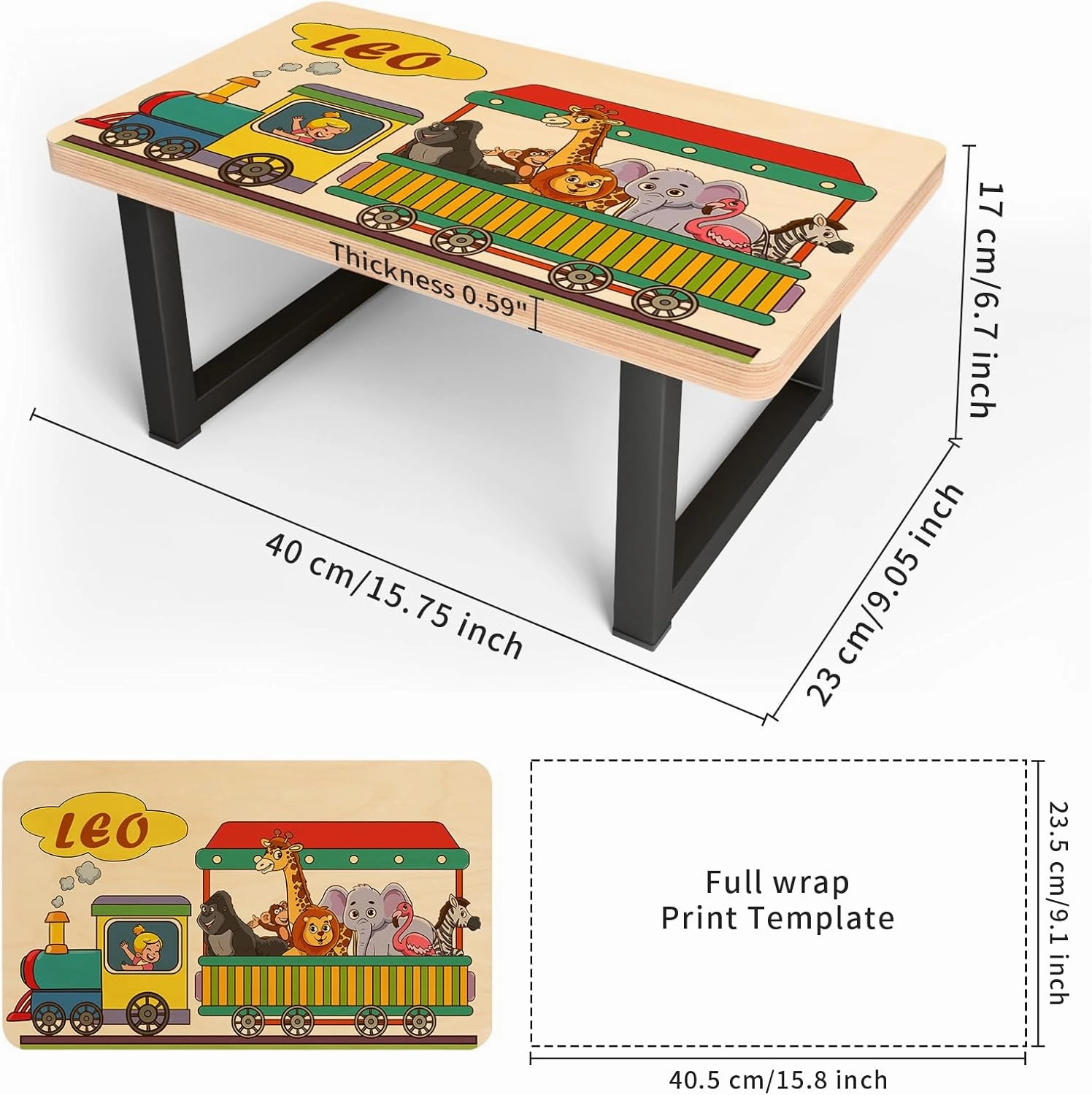 PYD Life 4 Pack Sublimation Wooden Step Stools Blanks 15.7" x 9" x 6.6" for Adults Kids with Non-Slip Feet Heavy Duty with 350-LBS Capacity Personalized for Bedroom Bathroom