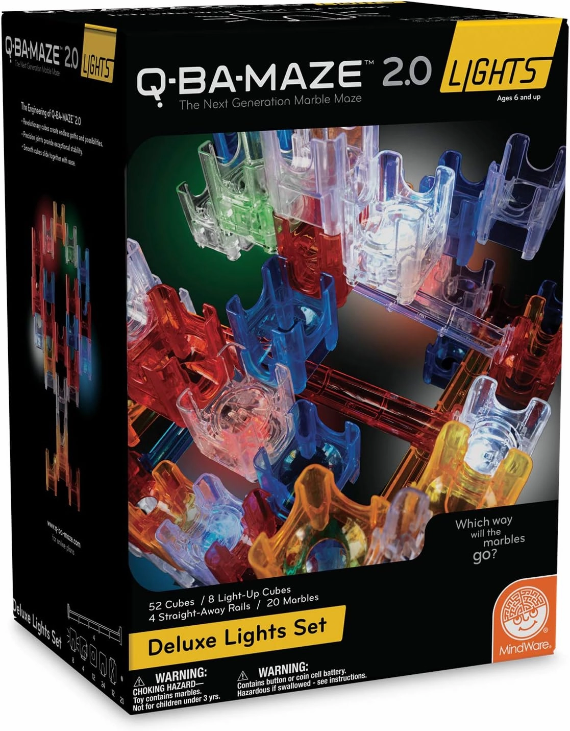 Q-BA-Maze 2.0 Lights: (Deluxe Set)