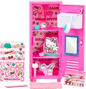 REAL LITTLES Hello Kitty® Micro Locker with Over 15 Tiny Surprises Inside! Customize and Decorate Your Locker and Discover Real Working Hello Kitty® Micro Stationery