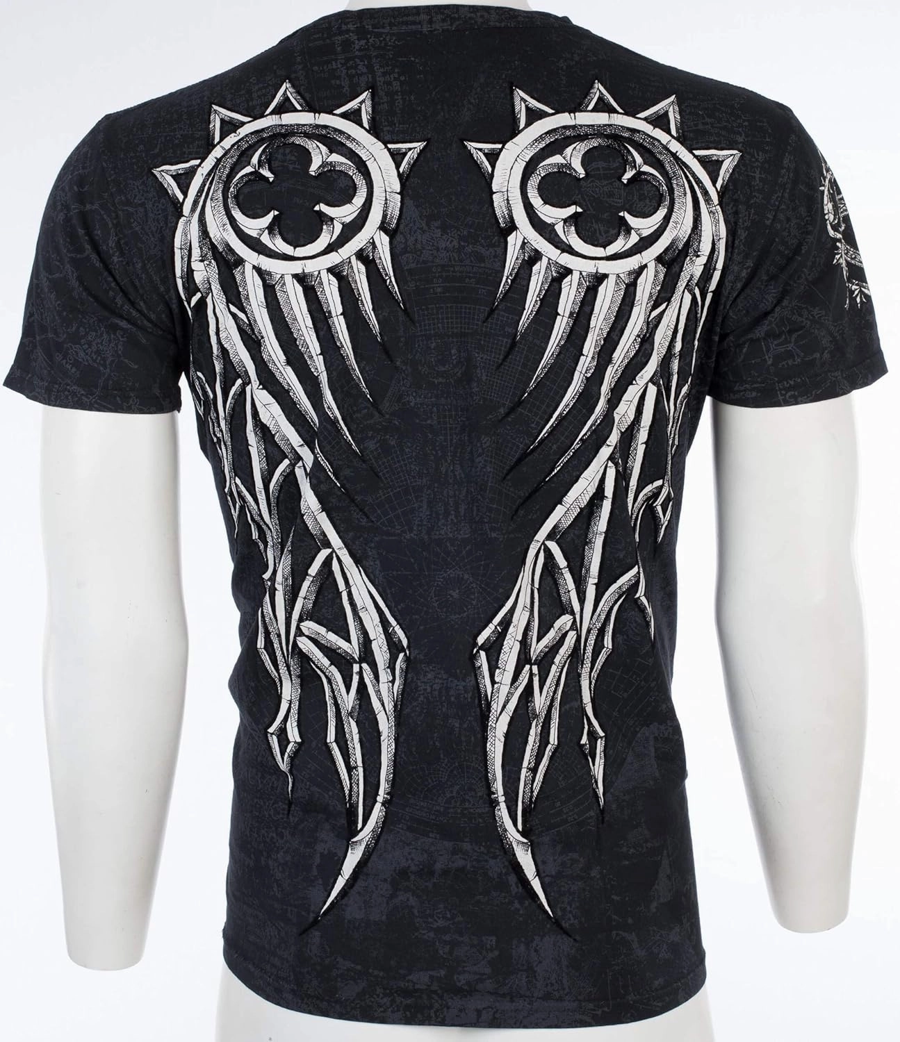 Rebel Saint by Affliction Men's T-Shirt Spiker Dagger Y2K