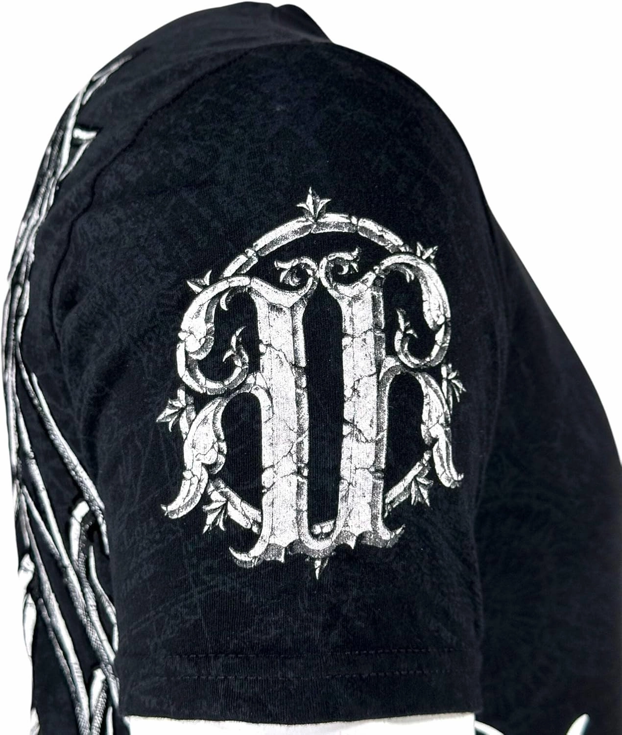 Rebel Saint by Affliction Men's T-Shirt Spiker Dagger Y2K