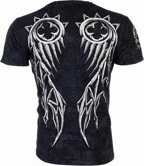 Rebel Saint by Affliction Men's T-Shirt Spiker Dagger Y2K
