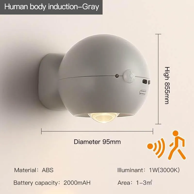 Rechargeable Motion Sensor Wall Lamp - Smart Home Lighting Solution