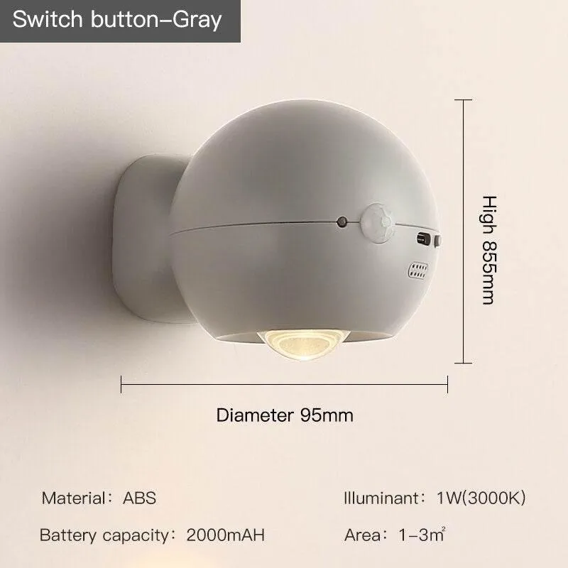 Rechargeable Motion Sensor Wall Lamp - Smart Home Lighting Solution