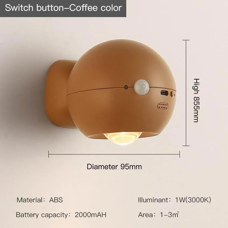 Rechargeable Motion Sensor Wall Lamp - Smart Home Lighting Solution