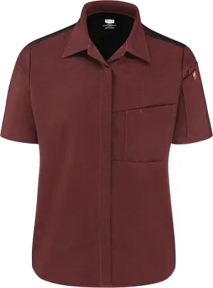 Red Kap Women's Airflow Cook Shirt with Oilblok