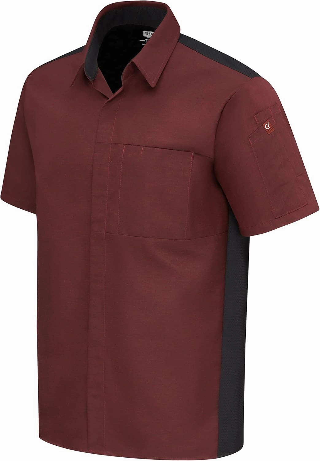 Red Kap Men's Airflow Cook Shirt with Oilblok