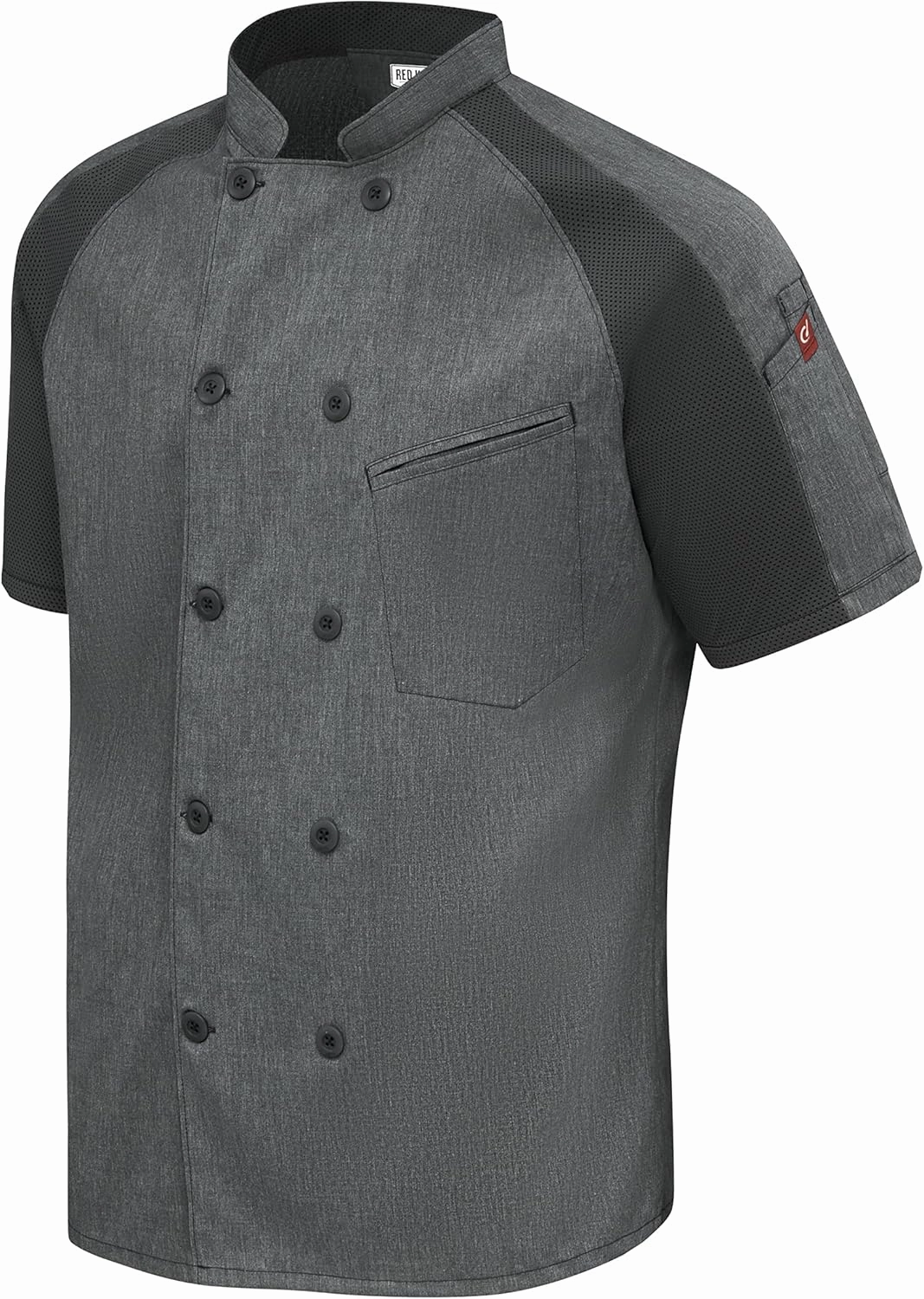 Red Kap mens Airflow Raglan Chef Coat With OilblokChef's Jacket