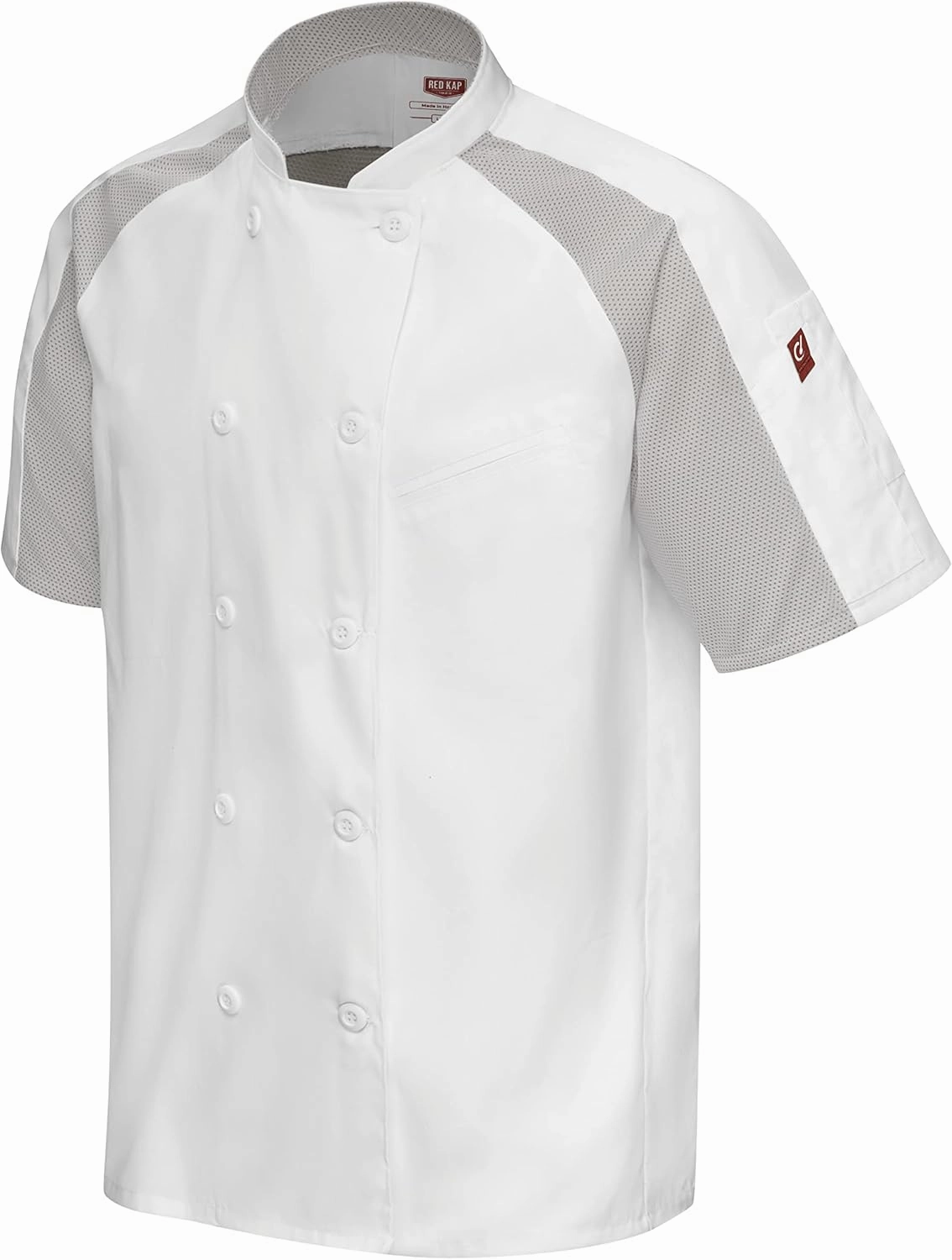 Red Kap mens Airflow Raglan Chef Coat With OilblokChef's Jacket