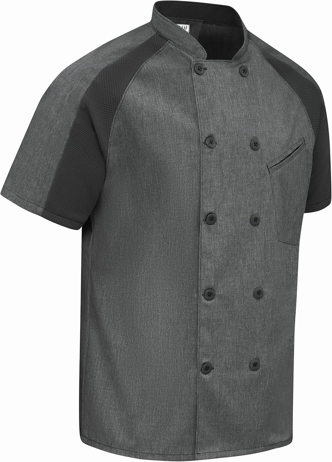 Red Kap mens Airflow Raglan Chef Coat With OilblokChef's Jacket