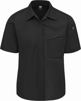 Red Kap Women's Airflow Cook Shirt with Oilblok