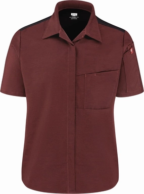 Red Kap Women's Airflow Cook Shirt with Oilblok