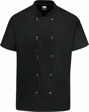 Red Kap womens Airflow Raglan Chef Coat With Oilblok