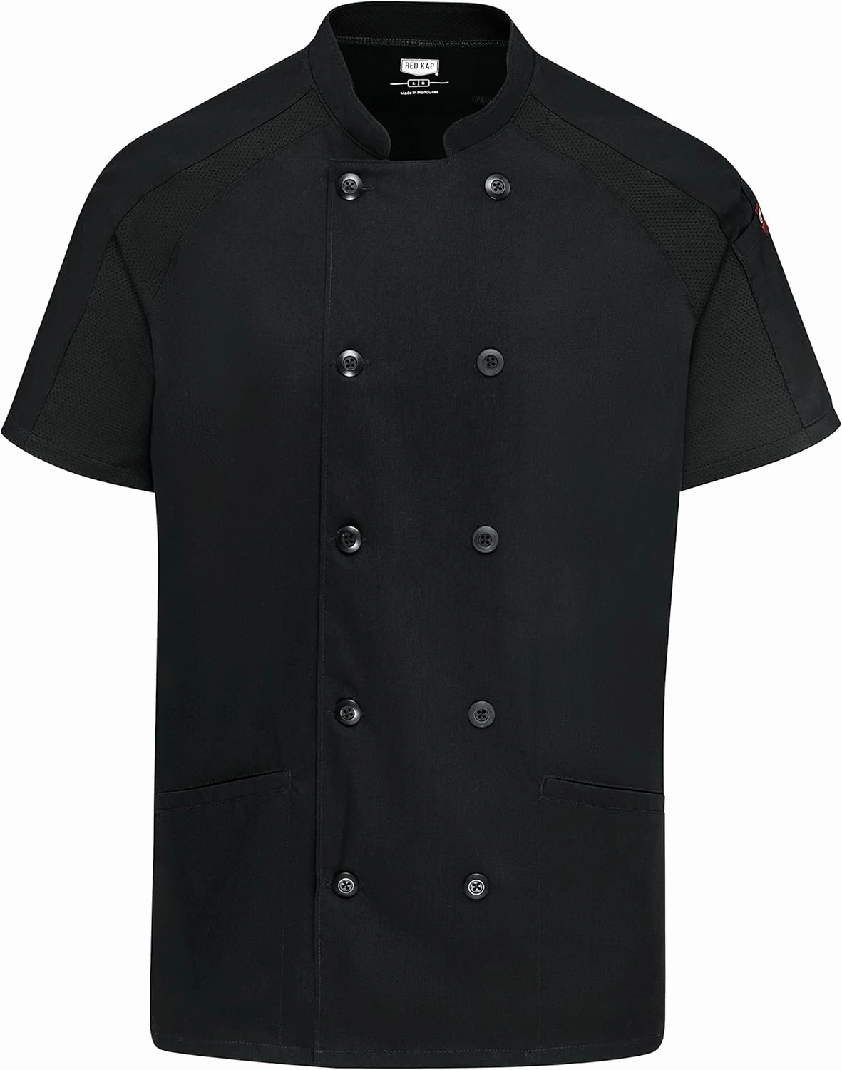 Red Kap womens Airflow Raglan Chef Coat With Oilblok