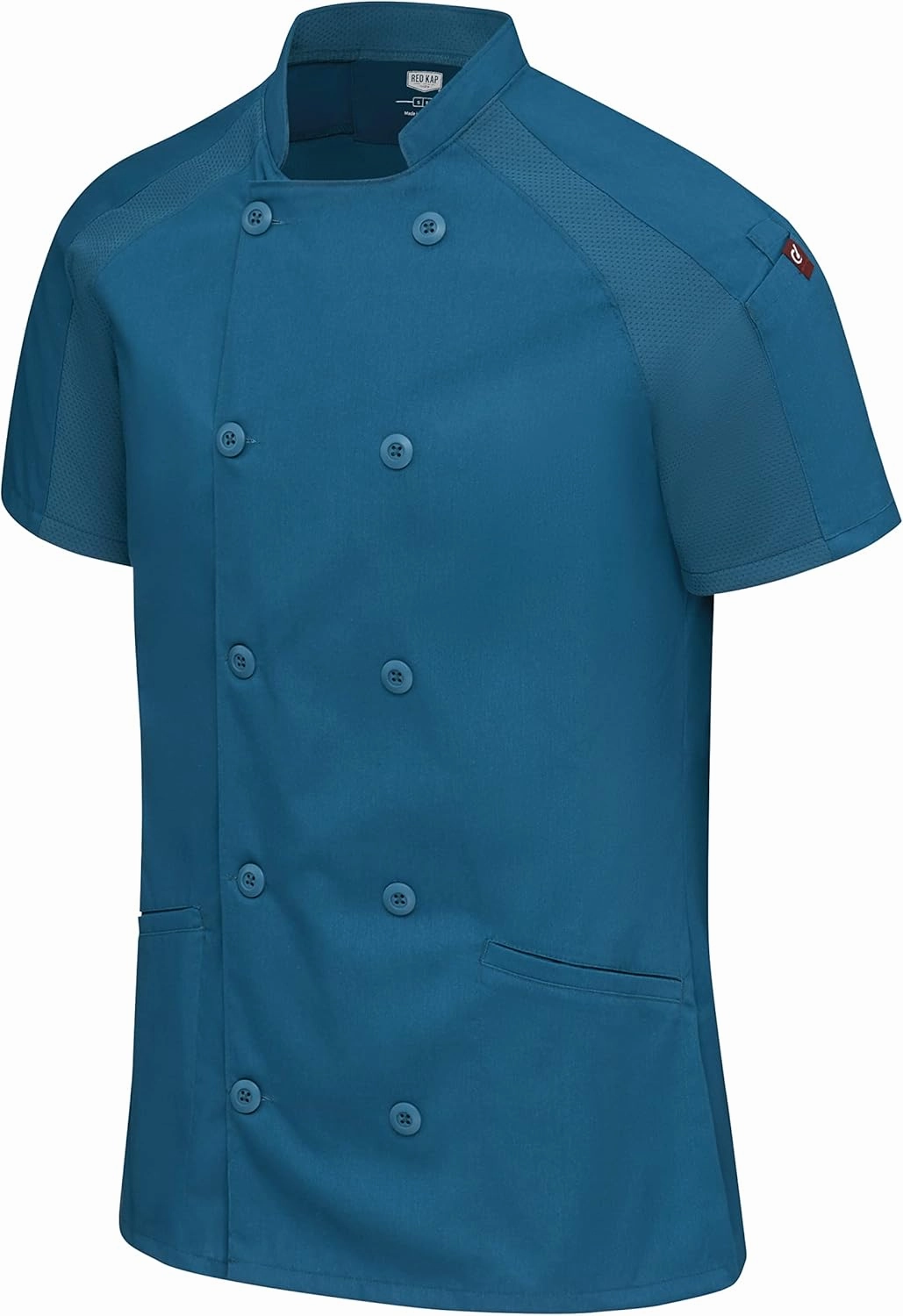 Red Kap womens Airflow Raglan Chef Coat With Oilblok