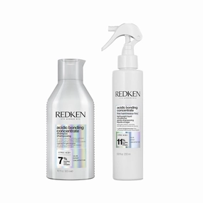 REDKEN Bonding Shampoo & Lightweight Liquid Conditioner Set For Fine and Damaged Hair - Strengthens Weak Hair and Repairs Hair Bonds