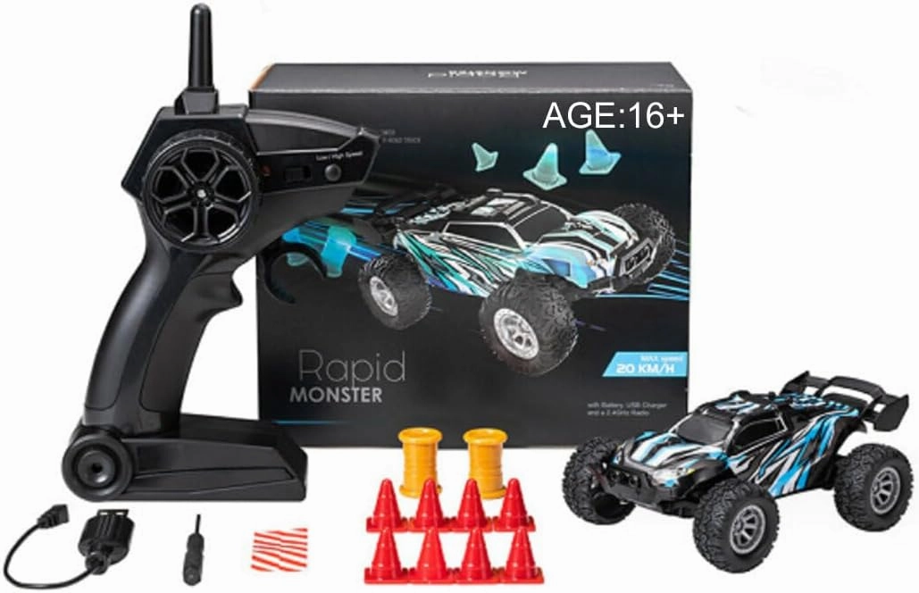 Remote Control Car, 20 km/h High Speed Offroad Race Car, 2.4Ghz 1:32 Mini Electric Drift Off-Road Vehicle Model