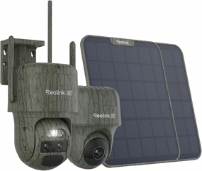 REOLINK Go Ranger PT   TrackMix LTE Bundle, 4G LTE Cellular 4K Trail Camera, Animal Recognition, No-Glow IR, Smart Motion Activated