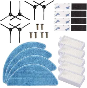 Replacement Side Brush   Hepa Filter   Mop Pads   Magic Paste for Ilife V5, Ilife V5s, Ilife V5s pro, Ilife V3, Ilife V3s Replacement Parts, Ilife V5s pro Replacement Part