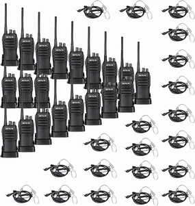 Retevis RT21 Walkie Talkies(20 Pack) with 2 Way Radio Earpieces(20 Pack), (20 Pack) with 2 Way Radio Earpieces(20 Pack), Two Way Radio Long Range Rechargeable, Rugged 2 Way Radios,Stable Strong Signal